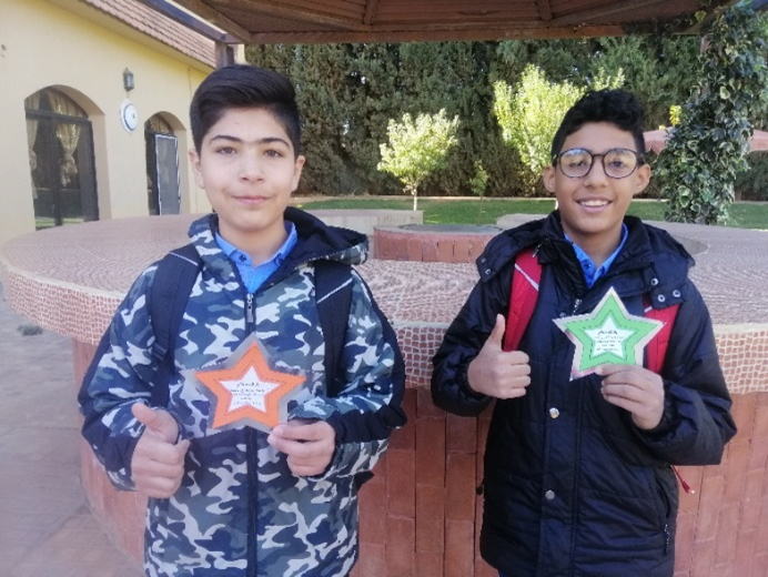 Two Boys with Awards