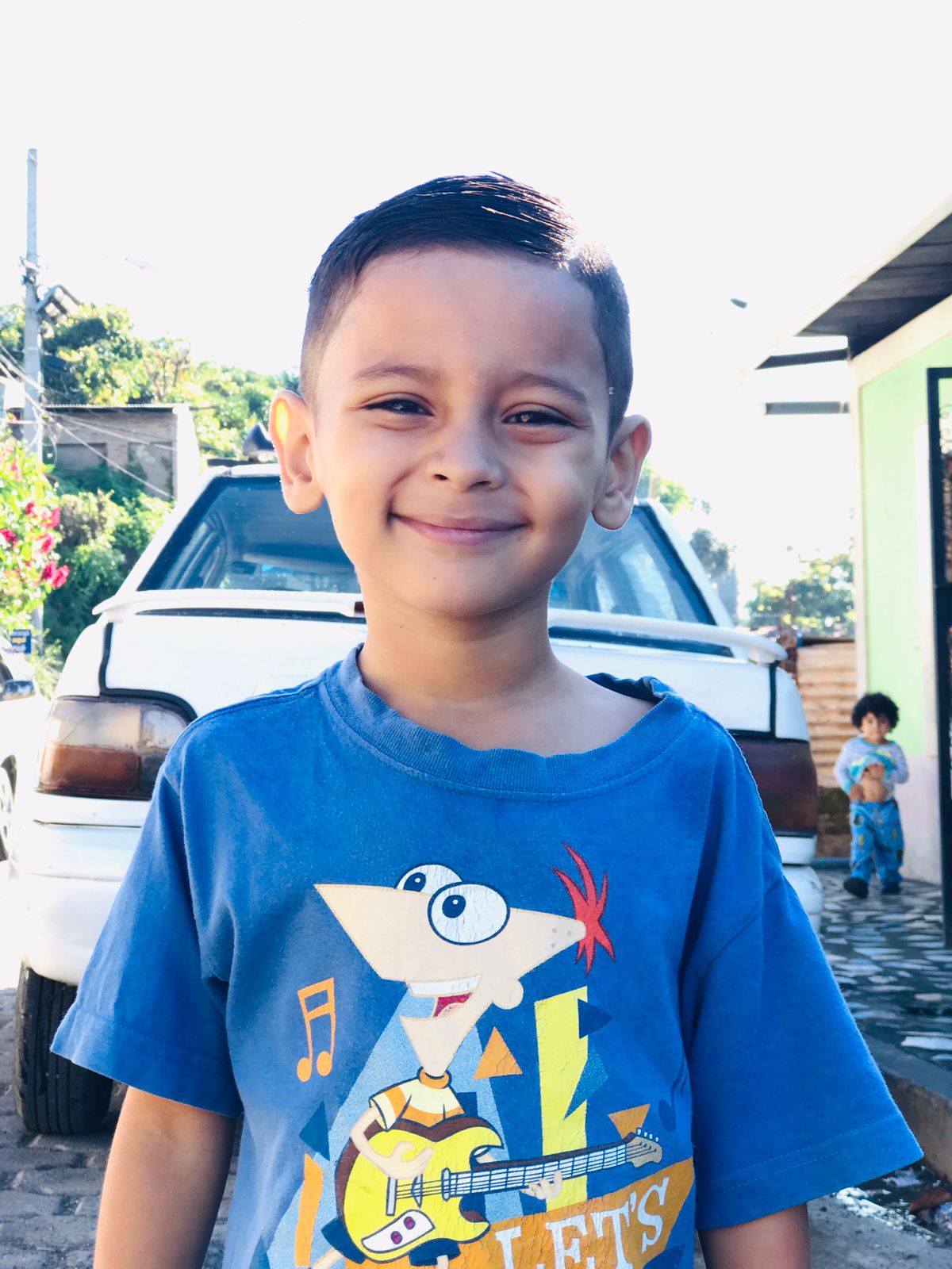 Davies, 6 ans, bénéficie du programme de renforcement des familles à Matagalpa, au Nicaragua. 